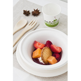 Sugarcane Bowl White 400ml (400 Units)