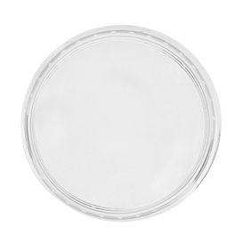 Plastic Lid for Deli Container PP Clear 350, 500 y 1000ml Ø11,5cm (50 Units)