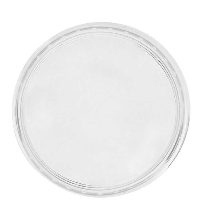 Plastic Lid for Deli Container PP Clear 350, 500 y 1000ml Ø11,5cm (50 Units)