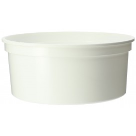 Plastic Deli Container White PP 350ml Ø11,5cm (50 Units) 