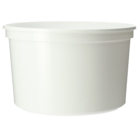 Plastic Deli Container White PP 500ml Ø11,5cm (500 Units)