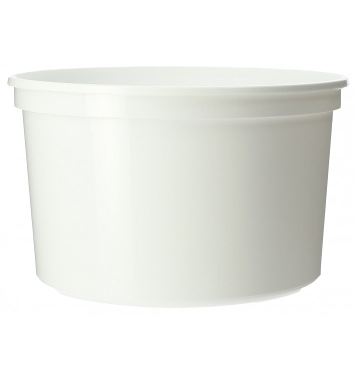 Plastic Deli Container White PP 500ml Ø11,5cm (500 Units)