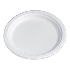 Paper Plate Wood Pulp Chinet White 27 cm (125 Units) 