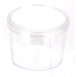 Plastic Lid for Plastic Tasting Cup PS Clear 8,3cm (20 Units)