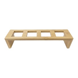 Bamboo Tray 6x5x1,5cm (10 Units) 