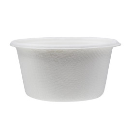 Sugarcane Container White Ø6,2cm 60ml (250 Units)