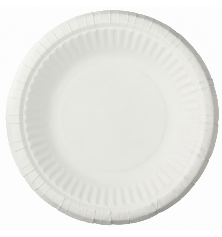 Paper Plate Deep White 19cm (1000 Units)