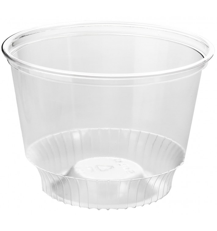 Plastic Container PET Crystal Solo® 8Oz/240ml Ø9,2cm (1000 Units)