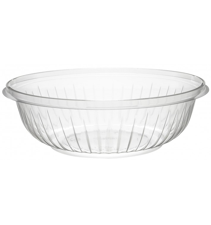 Plastic Salad Bowl PET "PresentaBowls" Clear 710ml Ø18,3cm (63 Units) 