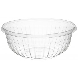 Plastic Salad Bowl PET "PresentaBowls" Clear 950ml Ø18,3cm (63 Units) 