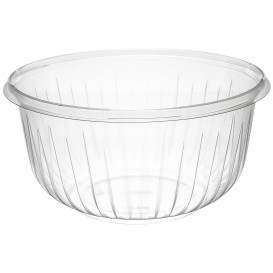 Plastic Salad Bowl PET "PresentaBowls" Clear 1420ml Ø18,3cm (63 Units) 