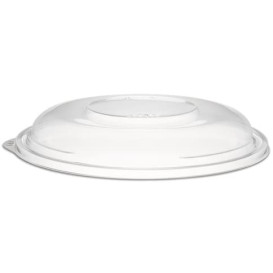 Plastic High Dome Lid PET for Salad Bowl Clear Ø18,3cm (63 Units) 