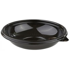 Plastic Bowl PET Black 250ml Ø14cm (500 Units)