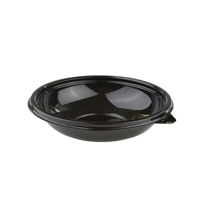Plastic Bowl PET Black 375ml Ø14cm (50 Units) Plastic Bowl PET Black 375ml Ø14cm (50 Units)