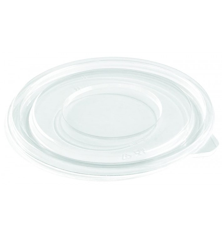 Plastic Lid for Bowl PET Flat Ø26cm (25 Units) 