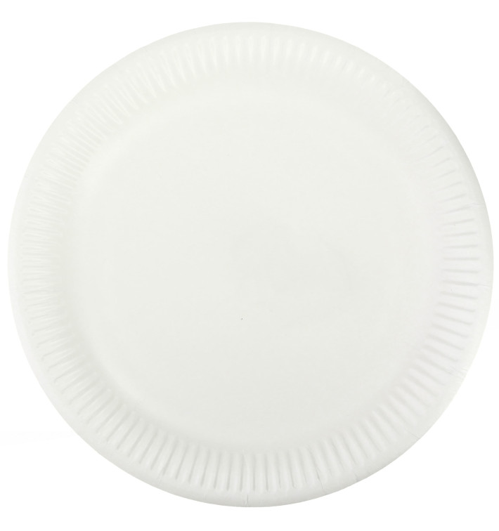 Paper Plate White 23cm (1000 Units)