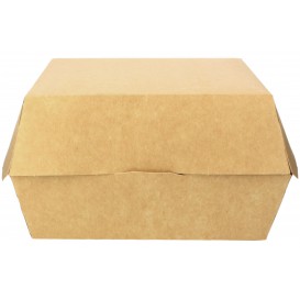 Paper Burger Box Kraft Mega Size 18x16,5x9cm (25 Units) 
