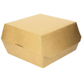 Paper Burger Box Kraft Mega Size 18x16,5x9cm (25 Units) 