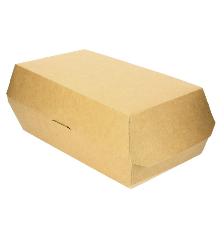 Paper Sandwich Container Kraft 20x10x8cm (200 Units)