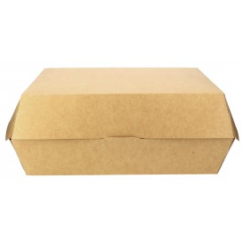 Paper Burger Box Kraft Giant size 23x17,5x8cm (25 Units) 