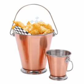 Serving Bucket Steel Copper Ø12x12cm (1 Unit) 