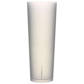 Plastic Collins Glass PP Reusable "Frost" 330ml (10 Units) 