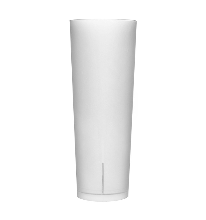 Plastic Collins Glass PP Reusable "Frost" 330ml (10 Units) Plastic Collins Glass PP Reusable "Frost" 330ml (10 Units)