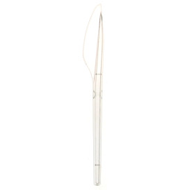 Plastic Knife PS Clear 17cm (100 Units) 