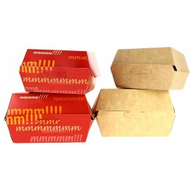 Paper Burger Box XXL 14,5x14,5x8cm (25 Units) 