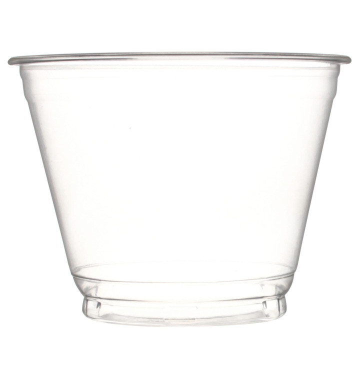 Plastic Container PET Crystal 270ml Ø9,3cm (50 Units) Plastic Container PET Crystal 270ml Ø9,3cm (50 Units)