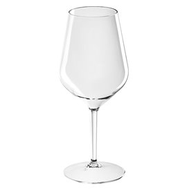 Reusable Plastic Glass Wine "Tritan" Clear 470ml (6 Units)