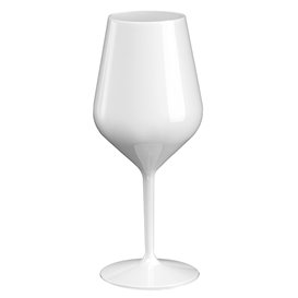 Reusable Plastic Glass Wine "Tritan" White 470ml (6 Units)