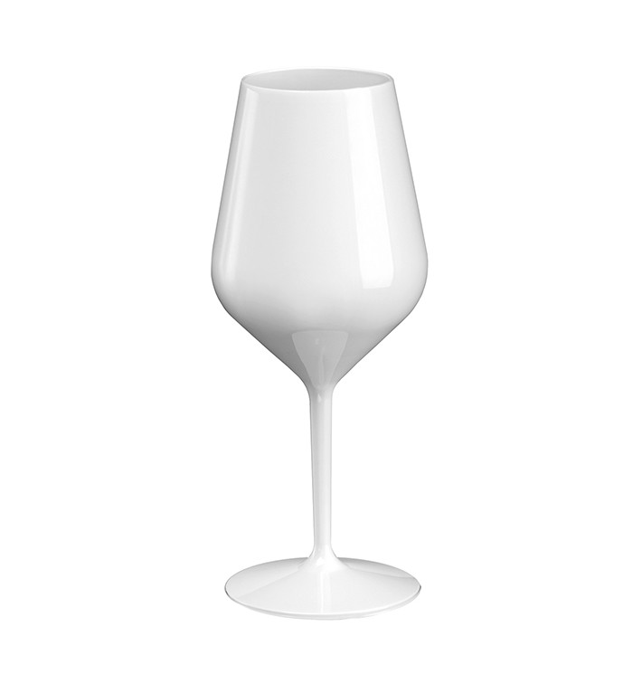 Reusable Durable Glass Wine Tritan White 470ml (1 Unit)