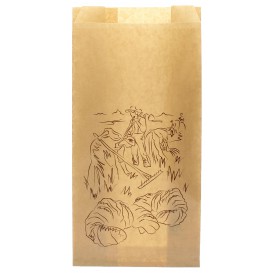 Paper Food Bag "Siega" Kraft 18+7x50cm (1000 Units)