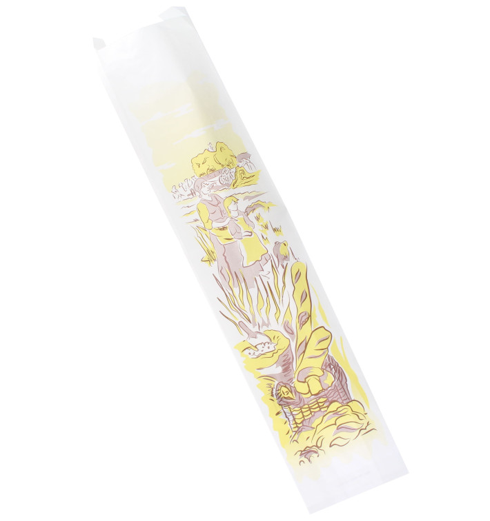 Paper Food Bag "Siega" 12+9x50cm (250 Units) Paper Food Bag "Siega" 12+9x50cm (250 Units)
