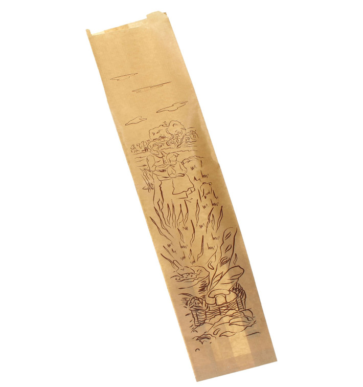 Paper Bag Kraft "Siega" 9+5x32cm (1000 Units) Paper Bag Kraft "Siega" 9+5x32cm (1000 Units)