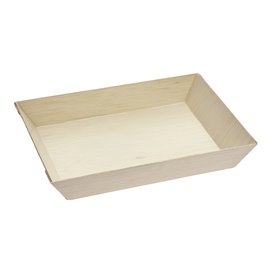 Wooden Tray 18x13x2,8cm 500ml (100 Units)