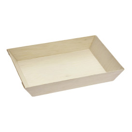 Wooden Tray 18x13x2,8cm 500ml (100 Units)