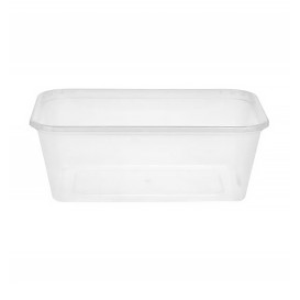 Plastic Deli Container PP Rectangular Shape 750 ml (50 Units) 