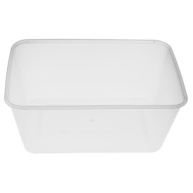 Plastic Deli Container PP Rectangular Shape 1000ml (50 Units) 