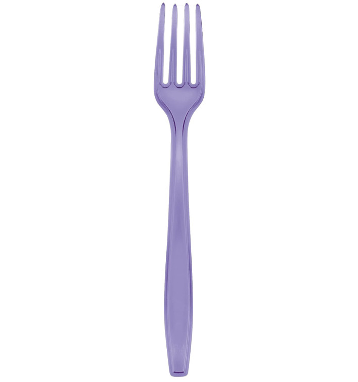 Plastic Fork PS Premium Lilac 19cm (1000 Units) Plastic Fork PS Premium Lilac 19cm (1000 Units)