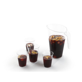 Plastic Cup PS Injection Moulding Clear 330ml (25 Units) 