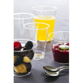 Plastic Cup PS Injection Moulding Clear 330ml (25 Units) 