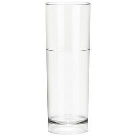 Plastic Collins Glass Reusable SAN Clear 200ml (6 Units) 