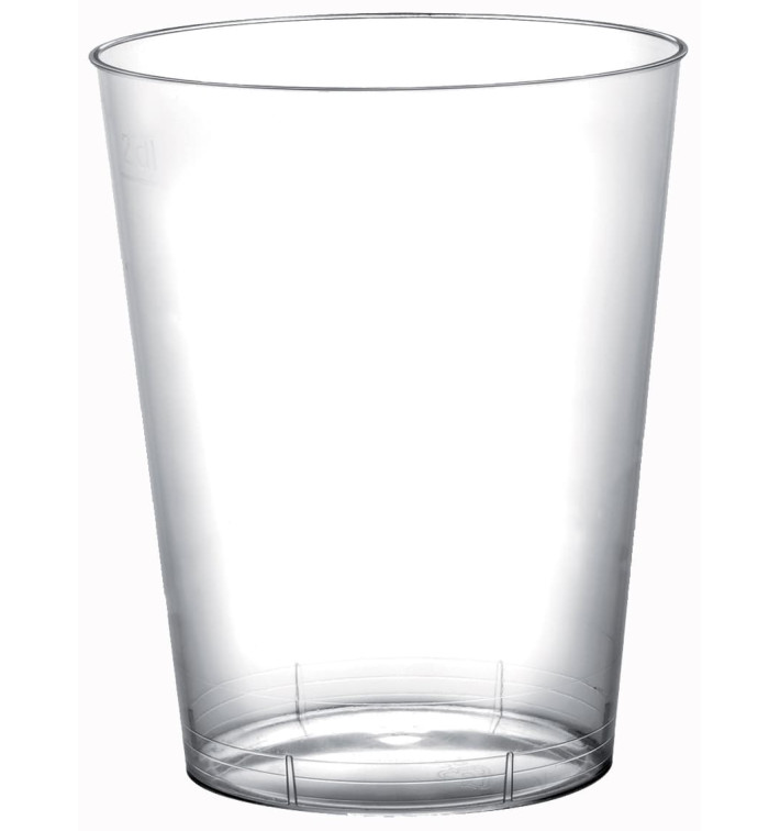 Plastic Cup PS "Moon" Clear 320ml (20 Units) Plastic Cup PS "Moon" Clear 320ml (20 Units)