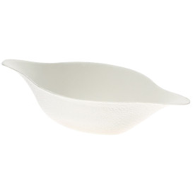 Sugarcane Mini Bowl Oval Shape White 11x5,2x2,5cm (300 Units)