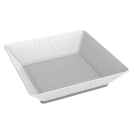 Sugarcane Mini Plate Deep White 6,5x6,5 cm (50 Units) 