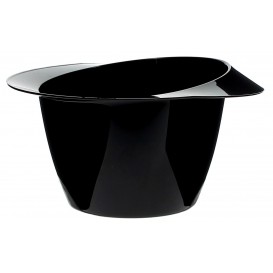 Plastic Tasting Bowl Hat Design PS "York" Black 60ml (288 Units)