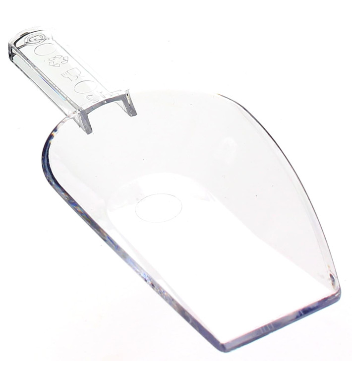 Tasting Plastic Spoon PS "Pala" Clear 9x3,7cm (400 Units) Tasting Plastic Spoon PS "Pala" Clear 9x3,7cm (400 Units)