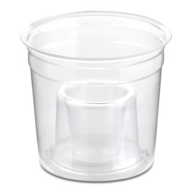 Plastic Cup PS Crystal "Shot Bomb" 250ml (50 Units) 